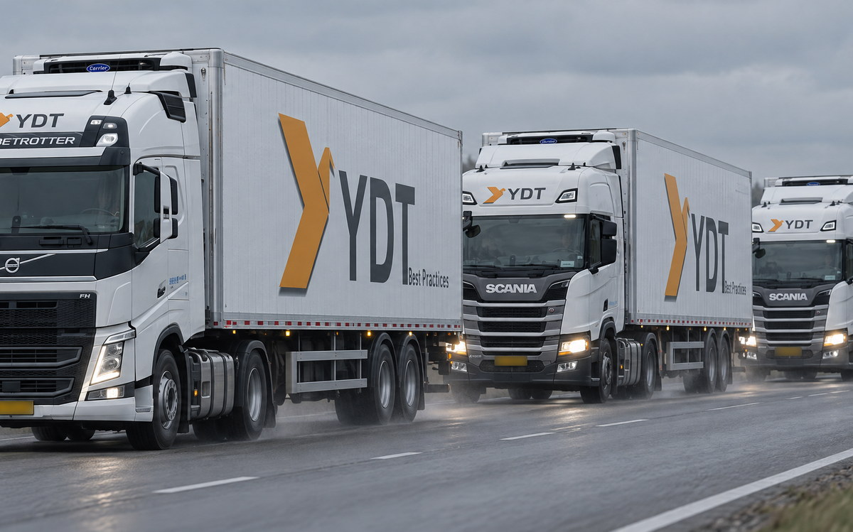YDT trunk convoy on the road
