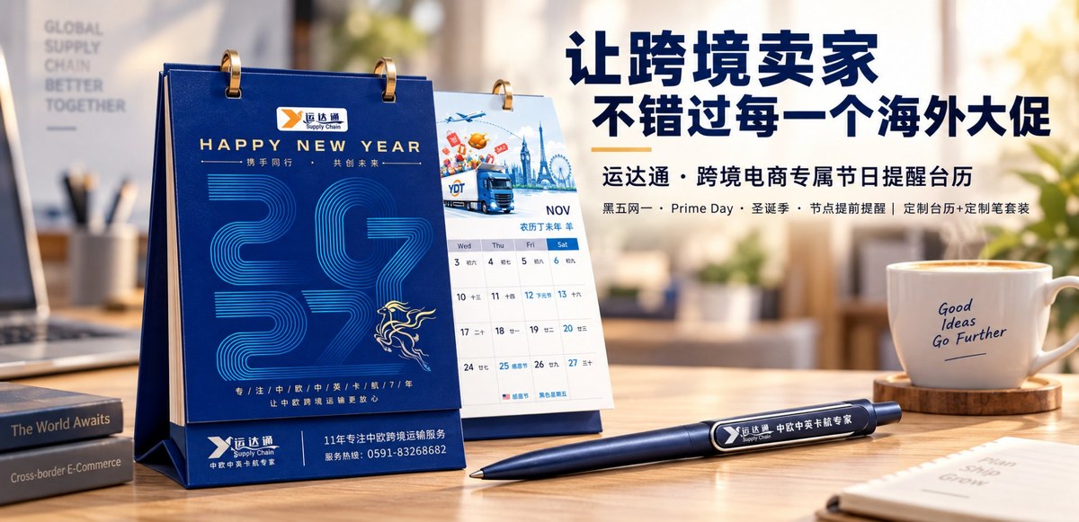 YDT 2027 desk calendar and thank-you gifts